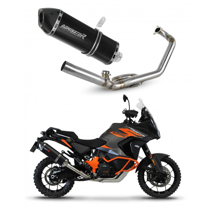 Dominator - KTM 1290 Super Adventure 2021 - 2022 Teljes kipufogó rendszer HP7 BLACK