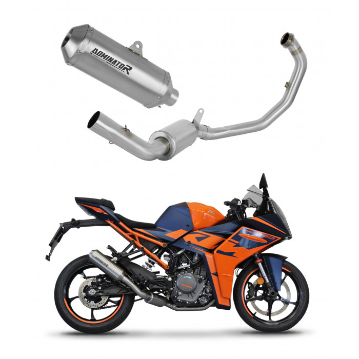 Dominator - KTM RC 125 2022 - 2023 Teljes kipufogó rendszer EX Silencer OV G2 + db killer