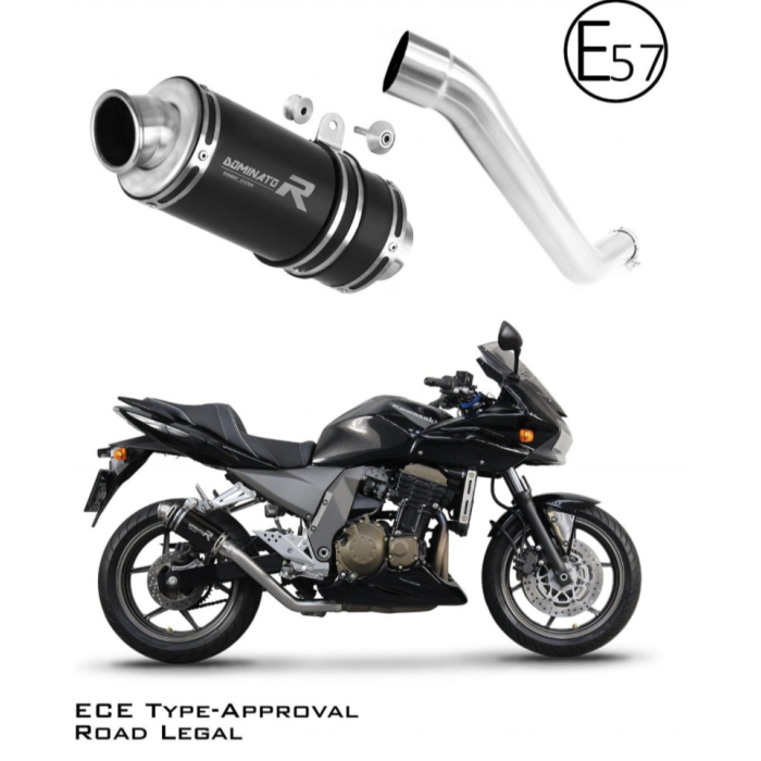Kawasaki Z750 2004 - 2006 E-jeles Dominator kipufogó GP1 BLACK