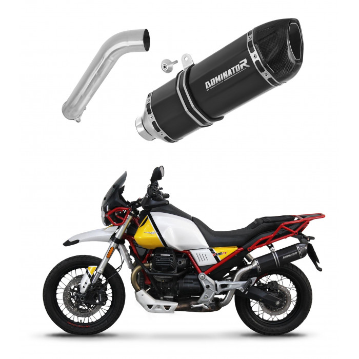 Moto Guzzi V85 TT 2019 - 2020 Dominator kipufogó HP1 BLACK + dB killer