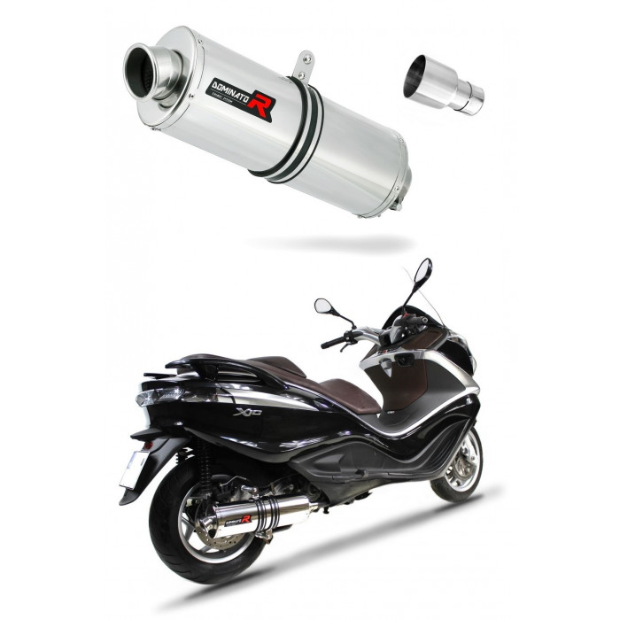 Piaggio X10 125 2012 - 2016 Dominator kipufogó OV + dB killer medium