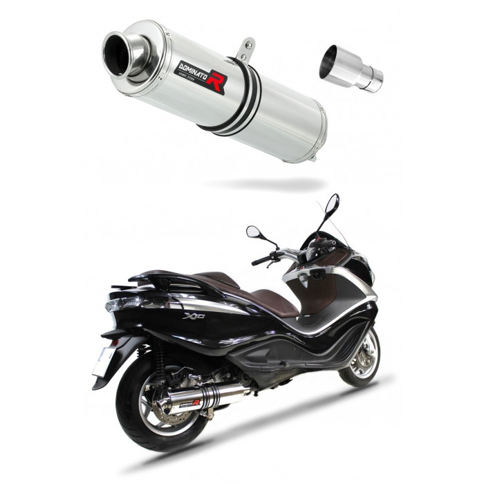 Piaggio X10 125 2012 - 2016 Dominator kipufogó ST + dB killer medium