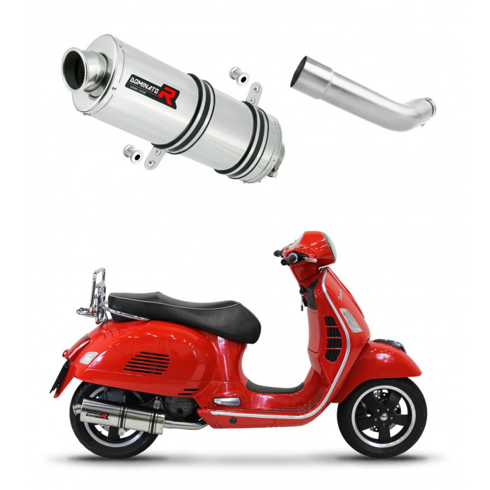Piaggio Vespa GTS 125 2007 - 2012 Dominator kipufogó OV + dB killer medium