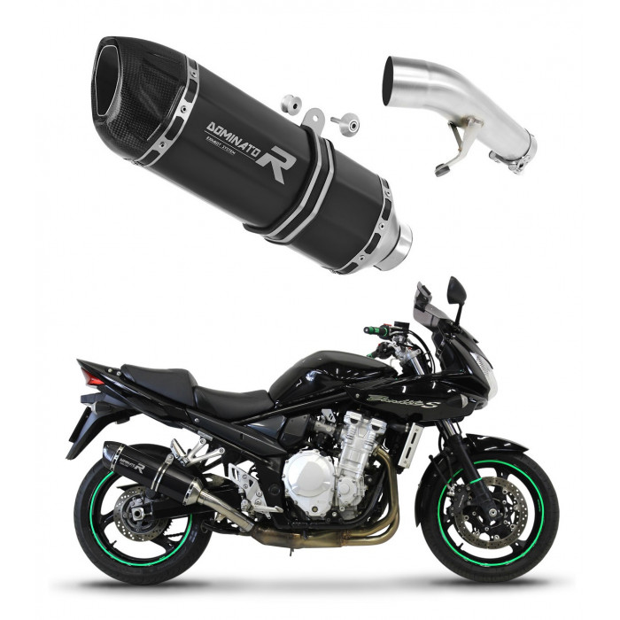 Suzuki GSF 650 BANDIT N / S 2007 - 2016 Dominator kipufogó HP1 BLACK + dB killer medium