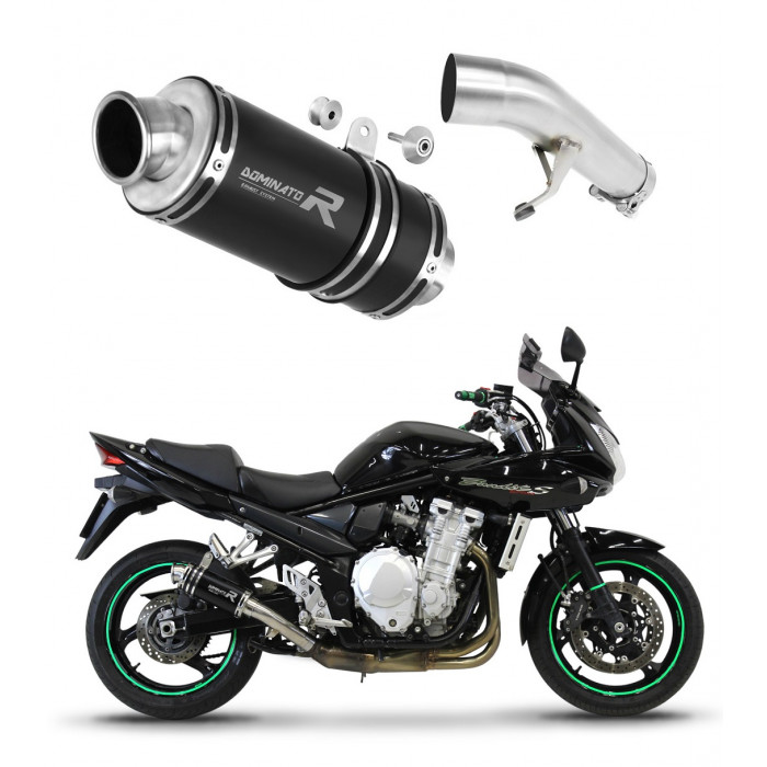 Suzuki GSF 1250 N / S BANDIT 2007 - 2016 Dominator kipufogó GP1 BLACK + dB killer medium