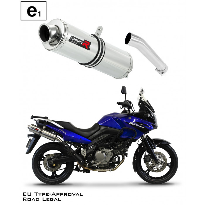 DL 650 V-STROM E-jeles Dominator kipufogó ROUND 2004 - 2006
