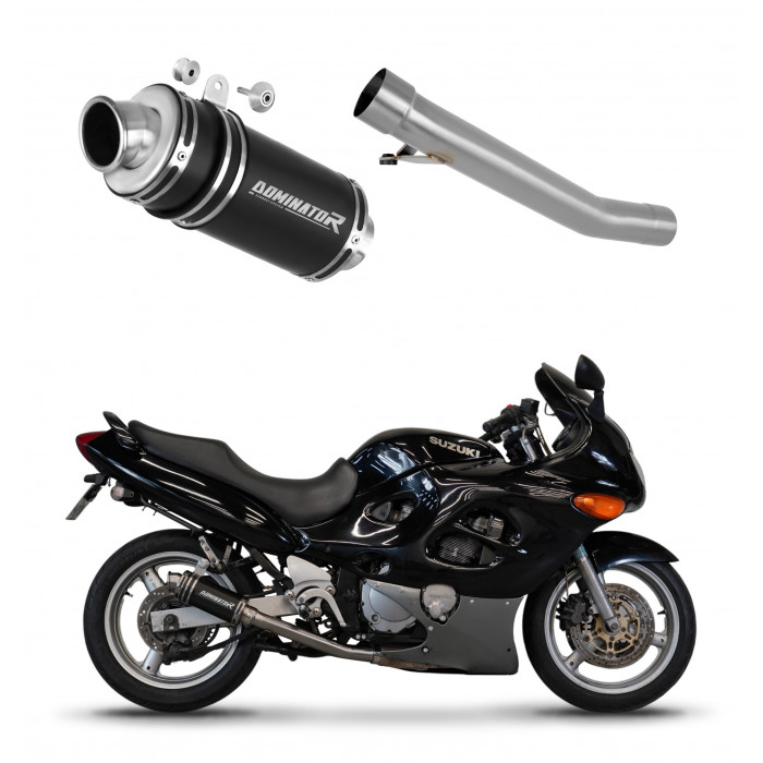 Suzuki GSXF 600 1998 - 2006 Dominator kipufogó GP1 BLACK + dB killer medium