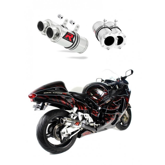 Suzuki GSXR 1300 Hayabusa 1999 - 2007 Dominator kipufogó GP1 + dB killer medium