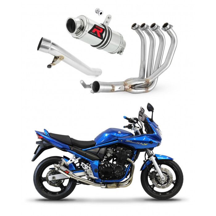 Suzuki GSF 650 BANDIT N / S 2005 - 2006 Dominator teljes kipufogó rendszer Collector Silencer GP1 + dB killer medium