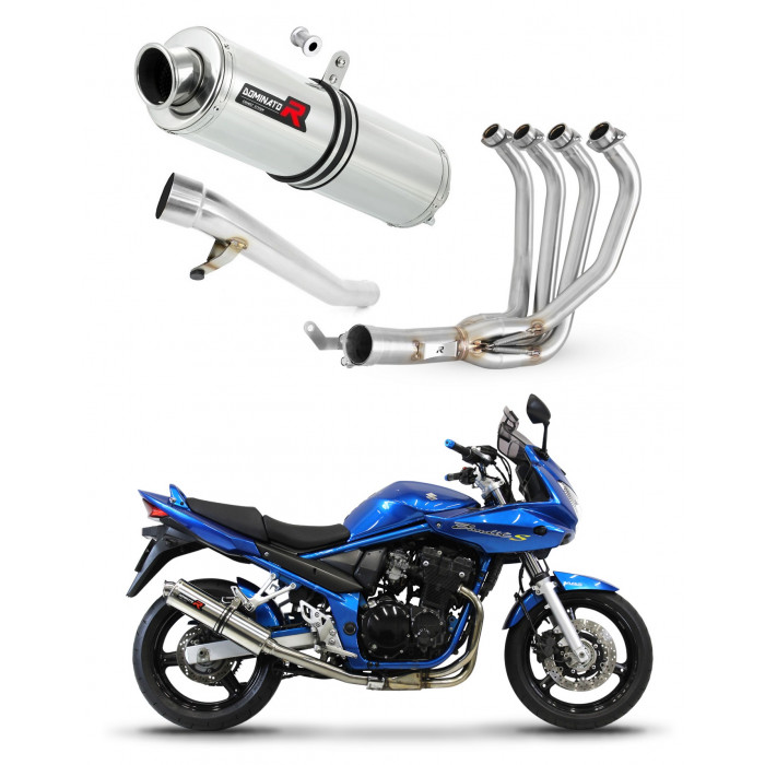Suzuki GSF 650 BANDIT N / S 2005 - 2006 Dominator teljes kipufogó rendszer Collector Silencer ST + dB killer medium