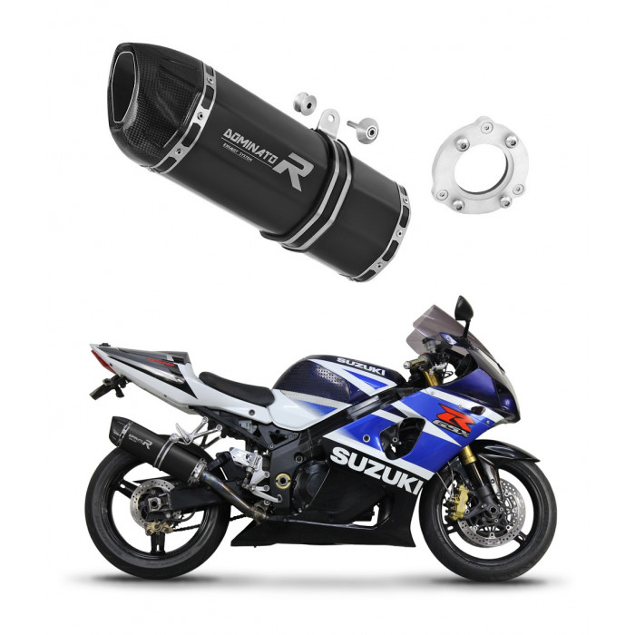 Dominator - Suzuki GSXR 1000 K1 - K4 2001 - 2004 kipufogó Bolt-on HP1 BLACK