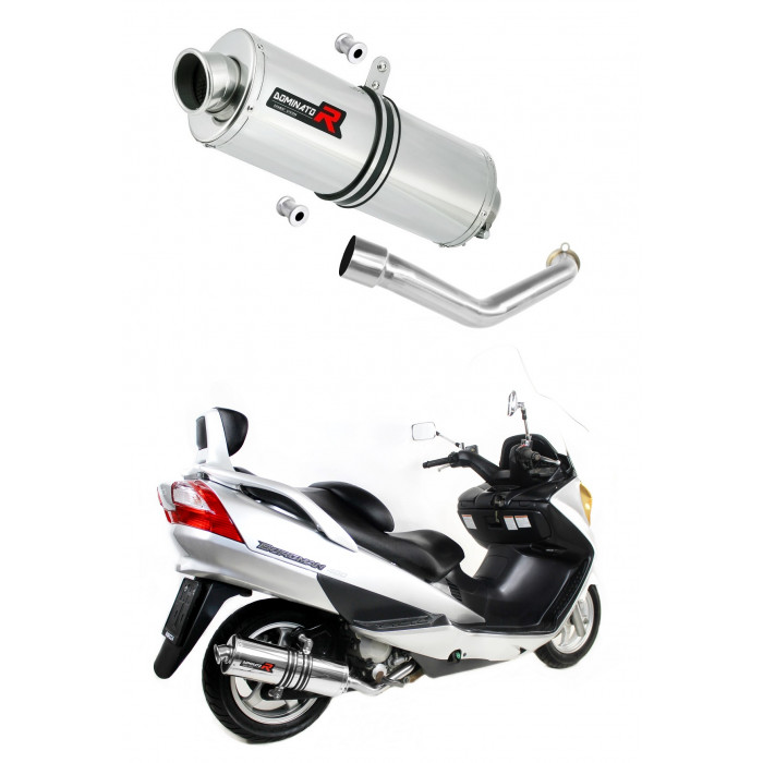 Suzuki BURGMAN 400 2003 - 2006 Dominator kipufogó OV + dB killer medium