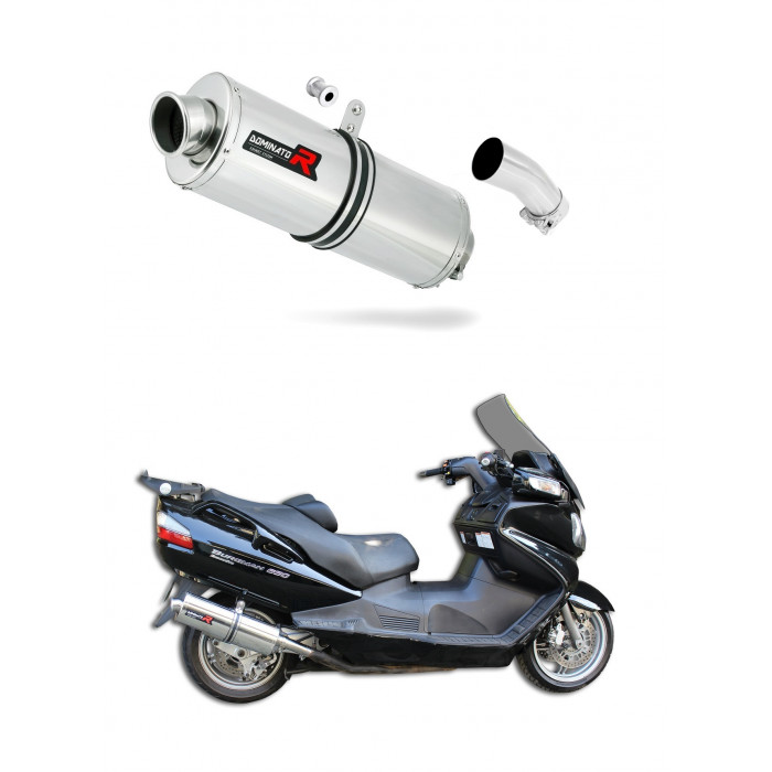Suzuki BURGMAN 650 2002 - 2012 Dominator kipufogó OV + dB killer medium