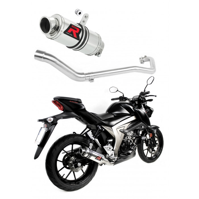 Suzuki GSX S 125 2017 - 2019 Dominator teljes kipufogó rendszer Collector Silencer GP1 + dB killer medium