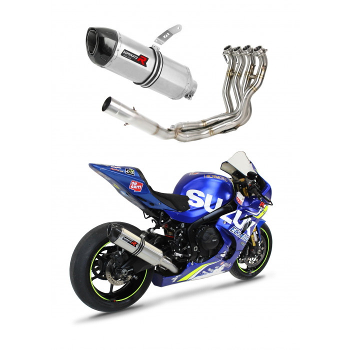 Suzuki GSXR 1000 2017 - 2021 Dominator teljes kipufogó rendszer Collector Silencer HP1 + dB killer medium