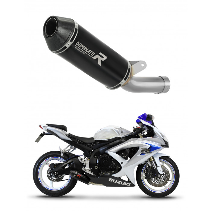 Dominator - Suzuki GSXR 750 K8 K9 L0 2008 - 2010 kipufogó HP3 BLACK LOW LEVEL