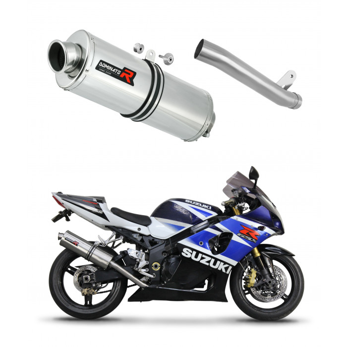 Suzuki GSXR 1000 K1 - K4 2001 - 2004 Dominator kipufogó Slip-on OV + dB killer medium