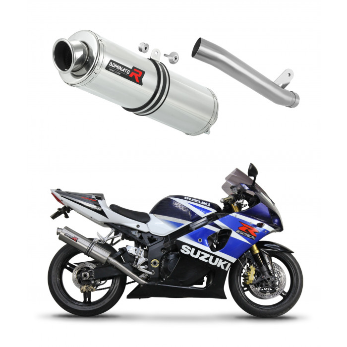 Suzuki GSXR 1000 K1 - K4 2001 - 2004 Dominator kipufogó Slip-on ST + dB killer medium