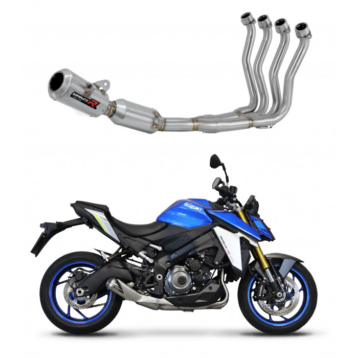 Dominator - Suzuki GSX-S 1000 / 1000 GT / 950 2021 - 2023 Teljes kipufogó rendszer EX Silencer GPS + db killer