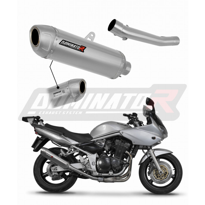 Dominator - Suzuki GSF BANDIT 600 2000 - 2004 EU Approved Exhaust Silencer S6