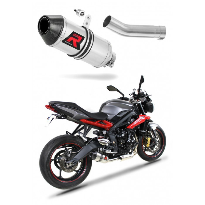 Triumph STREET TRIPLE 675 R / S / RS 2013 - 2016 Dominator kipufogó HP3 + dB killer medium