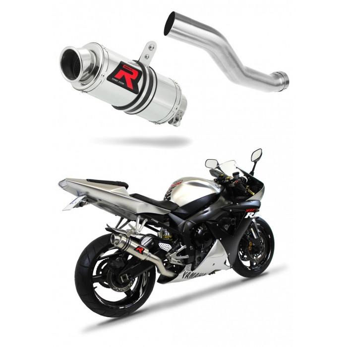Yamaha YZF R1 1000 RN09 2002 - 2003 Dominator kipufogó GP1 + dB killer medium