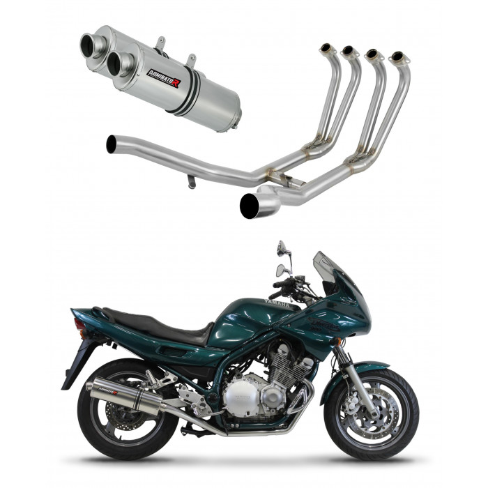 Yamaha XJ 900 Diversion 1994 - 2003 Dominator teljes kipufogó rendszer Collector Silencer OV + dB killer