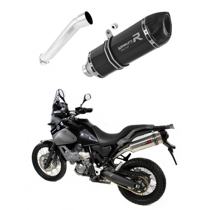 Yamaha XT 660 Z TENERE 2008 - 2016 Dominator kipufogó HP1 BLACK + dB killer medium