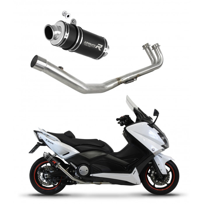 Yamaha XP 530 T-MAX 2012 - 2016 Dominator teljes kipufogó rendszer Collector Silencer GP1 BLACK + dB killer medium