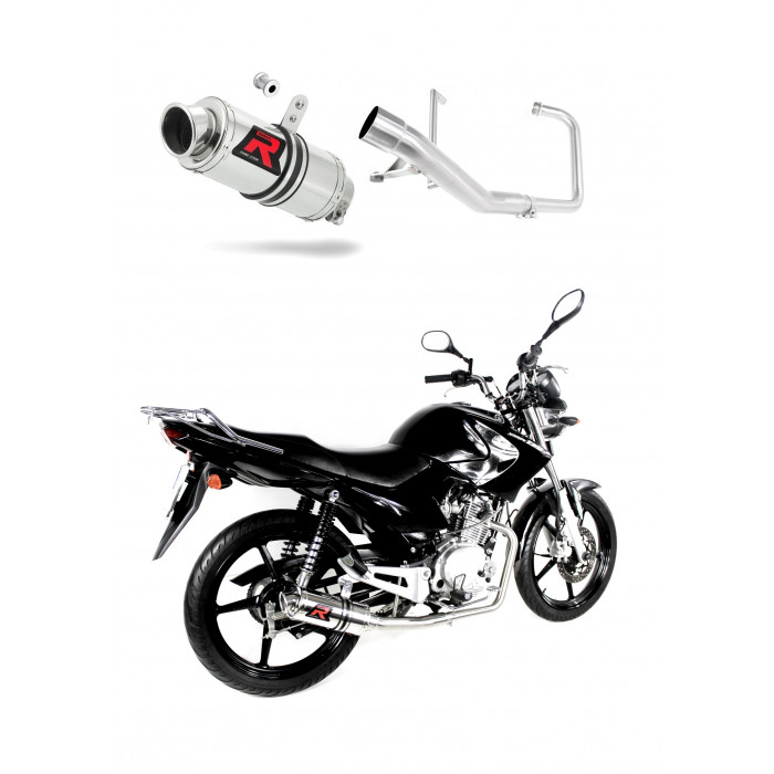 Yamaha YBR 125 2009 - 2018 Dominator teljes kipufogó rendszer Collector Silencer GP1 + dB killer medium