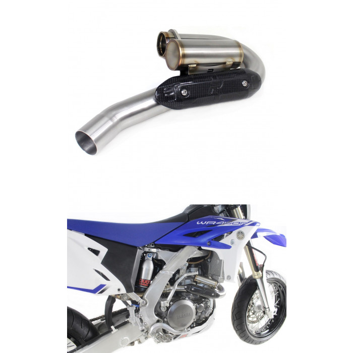 Dominator - WR 450 F kipufogó fejcső with PowerBomb 2012 - 2015