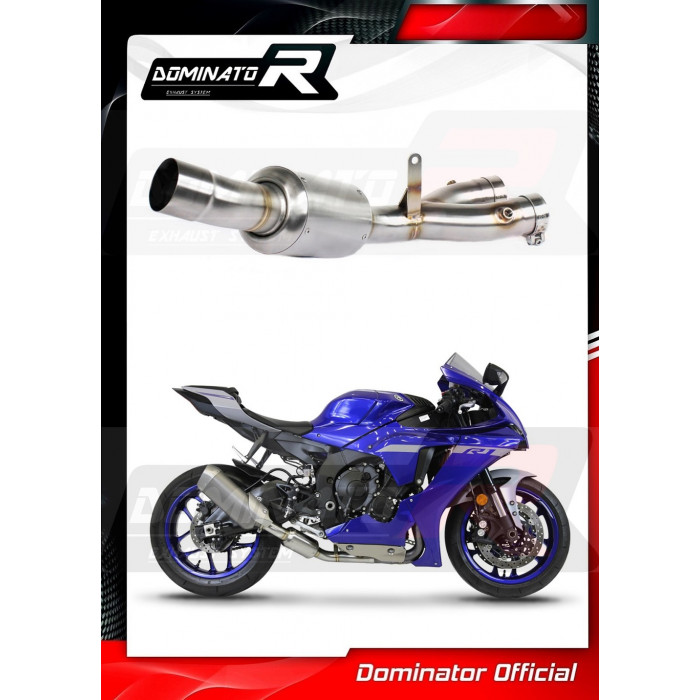 Dominator - YZF R1 1000 Exhaust Cat Eliminator DECAT EX RN65 2020 - 2022