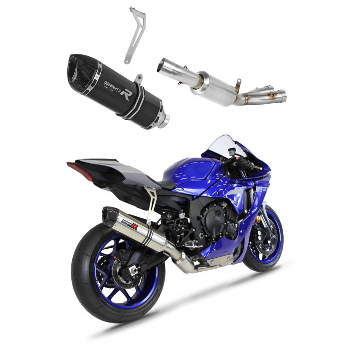 Yamaha YZF R1 1000 RN65 2020 - 2024 Dominator teljes kipufogó rendszer RACE EX Silencer HP1 BLACK + db killer