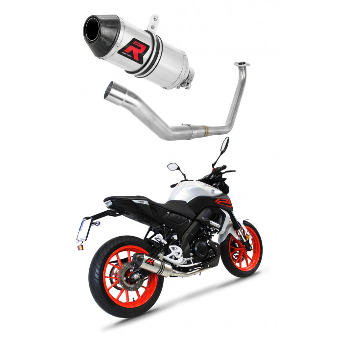 Yamaha MT 125 2020 Dominator teljes kipufogó rendszer Collector Silencer HP3 + dB killer medium