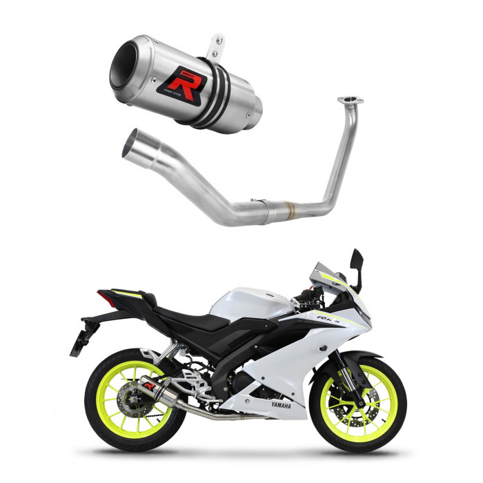 Yamaha YZF R125 2019 - 2020 Dominator teljes kipufogó rendszer Collector Silencer GP + dB killer medium