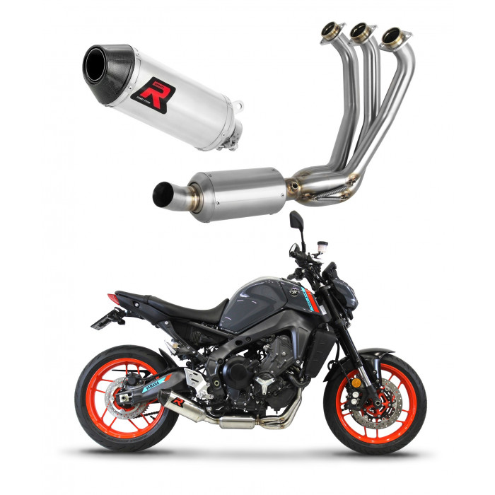 Yamaha MT 09 2021 - 2023 Low Level EX Dominator teljes kipufogó rendszer Collector Silencer HP3 + dB killer medium