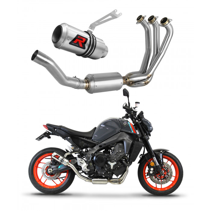 Yamaha MT 09 2021 - 2023 EX Dominator teljes kipufogó rendszer Collector Silencer GP + dB killer medium