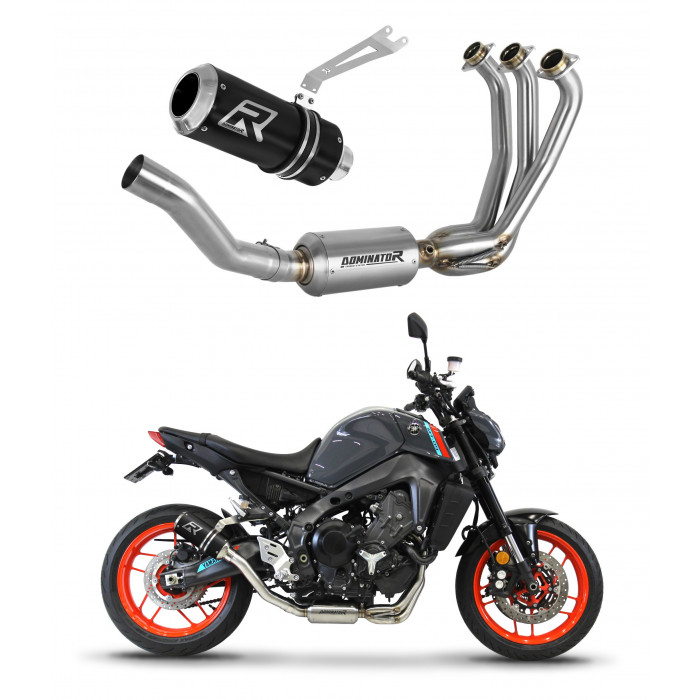 Yamaha MT 09 2021 - 2023 EX Dominator teljes kipufogó rendszer Collector Silencer GP BLACK + dB killer medium