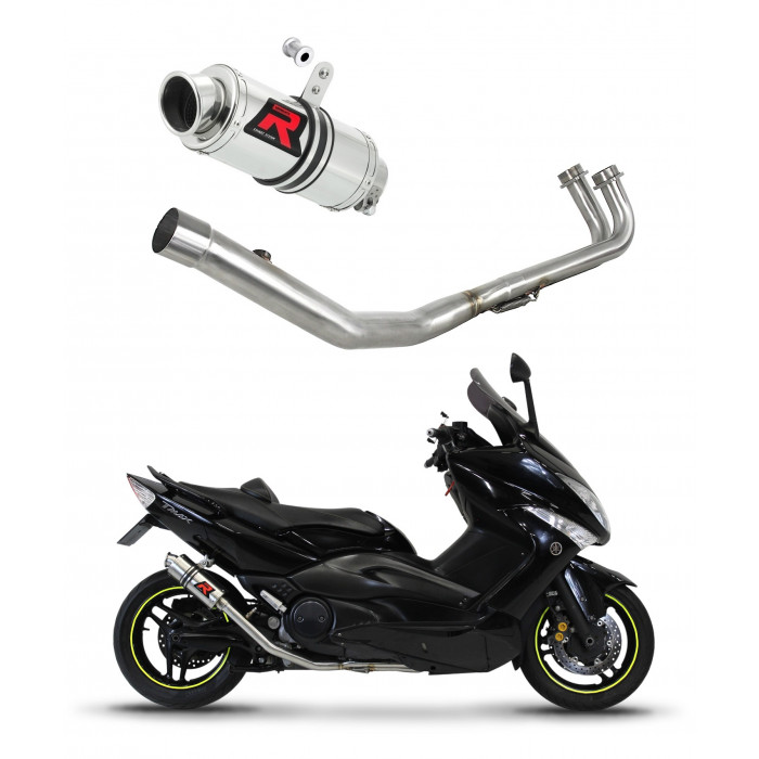 Yamaha T-MAX 500 2008 - 2011 Dominator teljes kipufogó rendszer Collector Silencer GP1 + dB killer medium