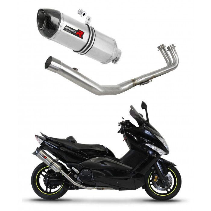 Yamaha T-MAX 500 2008 - 2011 Dominator teljes kipufogó rendszer Collector Silencer HP1 + dB killer medium