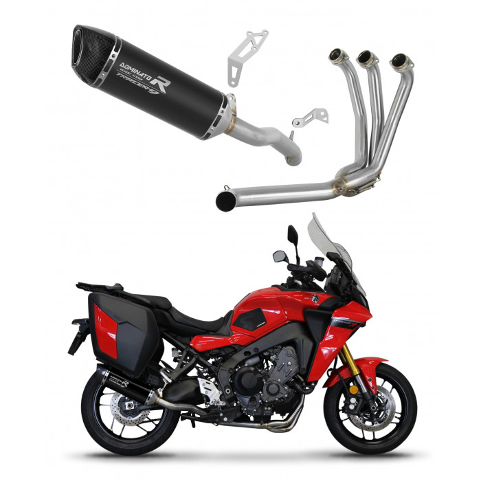 Yamaha Tracer 9 / GT 2021 - 2024 Dominator teljes kipufogó rendszer Collector Silencer HP6 BLACK + dB killer medium