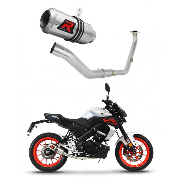 Yamaha MT 125 2021 - 2024 Dominator teljes kipufogó rendszer Collector Silencer GP + dB killer medium