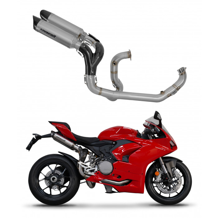 Dominator - Ducati Panigale V2 2020 - 2023 Teljes kipufogó rendszer, összekötőcső + kipufogó Titanium HP8 + dB killer