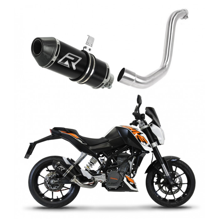 KTM 125 Duke 2012 - 2016 kipufogó HP3 BLACK