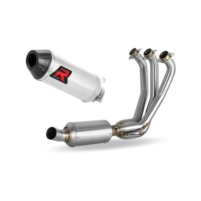 Dominator - Yamaha XSR 900 2022 - 2023 Low Level EX Teljes kipufogó rendszer, összekötőcső + kipufogó HP3 + dB killer