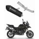 QJMOTOR SRT 900 S / SX 2025 - 2026 Exhaust Silencer Muffler HP7 BLACK + dB killer kipufogó