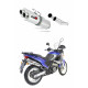 Aprilia Pegaso 650 1997 - 2000 Dominator kipufogó OV + dB killer medium