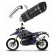 BMW HP2 Enduro 2004 - 2007 Dominator kipufogó HP1 BLACK + dB killer medium