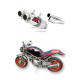 Ducati MONSTER 600 1993 - 2002 Dominator kipufogó GP1 + dB killer medium