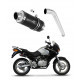 Honda XL 125 V VARADERO 2007 - 2012 Dominator kipufogó GP1 BLACK + dB killer medium